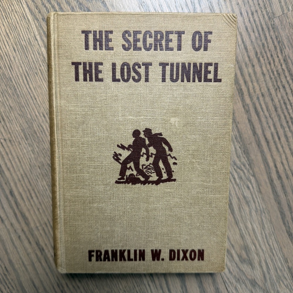 Hardy Boys #29 THE SECRET OF THE LOST TUNNEL by Dixon HC 1950 Early Printing